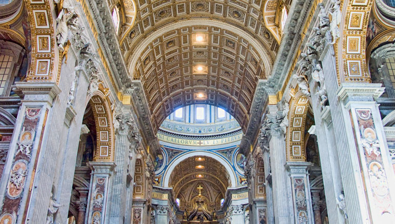 The Interior of the Basilica of Saint Peter